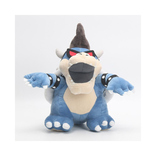 Super Mario Bros Plush Toy Dark Bowser Koopa Bones