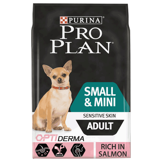 Pro Plan Adult Small & Mini Sensitive OptiDerma - Salmon - 3kg