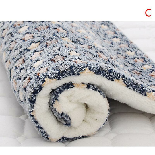 Dog Bed Pet Cushion Blanket Soft Fleece Cat Cushion Puppy Sofa Bed Mat Winter