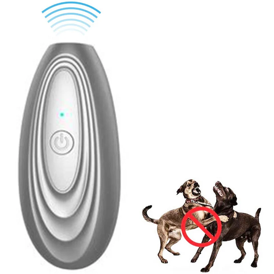 Devenirriche - Ultrasonic Dog Bark Deterrent, Barking Control Device,2-in-1 Dog Training Tool, Rechargeable Dog Trainer & Barking Control, Safe to