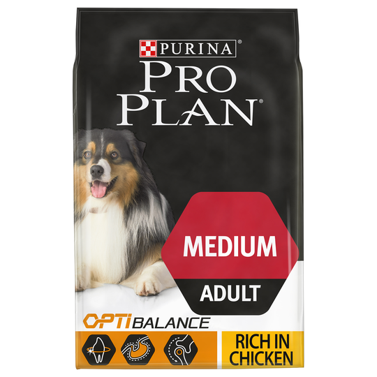 Pro Plan Canine Adult Medium OptiBalance - Chicken - Economy Pack: 2 x 14kg
