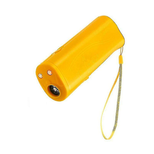 Pet Dog Repeller Anti Barking Stop Bark Training Device Trainer yellow