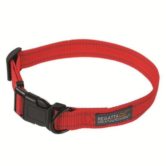 Regatta Comfort Dog Collar (45-70cm) (Red) - Red
