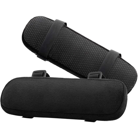 2 Pack,Office Chair Armrest Pads, Polyurethane Foam Soft Elbow Pillow,Universal Chair Arm Covers for Elbows and Forearms Pressure Relief ,