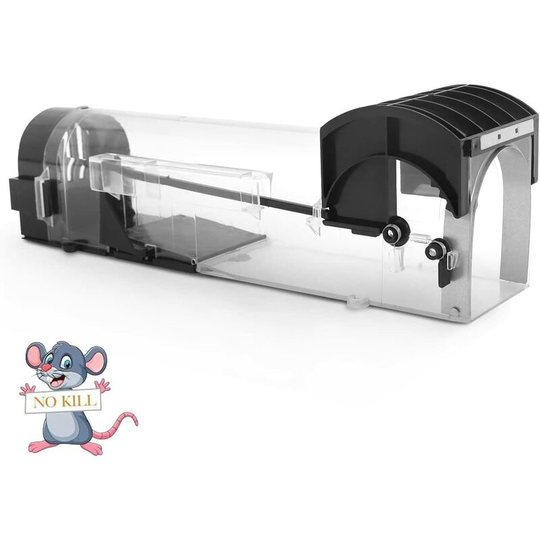 Sun Flowergb - Transparent and User-Friendly Mouse Trap, No Need to Kill Moles Rat Traps, Reusable Smart Mouse Catch for Indoor and Outdoor Use