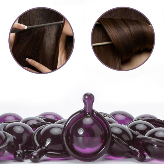 20Pcs Smooth Silky Hair Vitamin Capsule Keratin Complex Oil Hair Care Repair Damaged Hair Repair serum Oil Anti Hair Loss