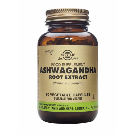 Solgar Ashwagandha Root Extract Vegetable Capsules - Pack of 60