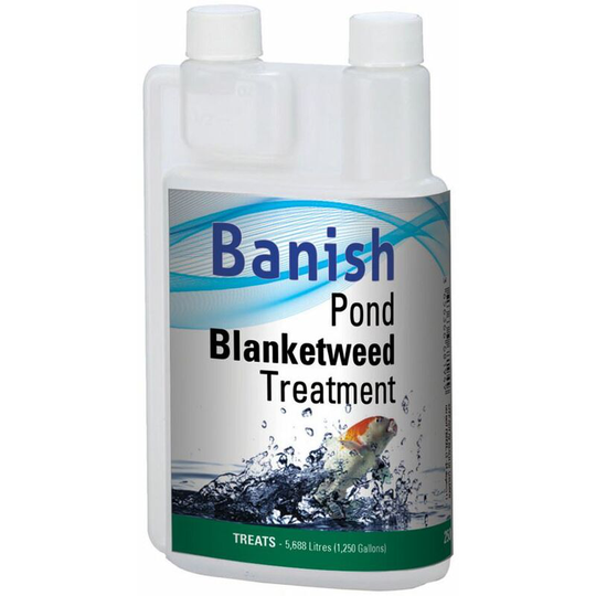 Industrial Leisure - Banish Pond Blanketweed Treatment 250ml - Treats 5688 Litres