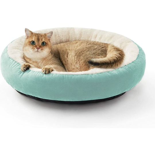 Joorrt - Cat bed for indoor cats, beds for machine washable cats, 20 -inch pets for cats or small dogs, non -slip and water resistant background