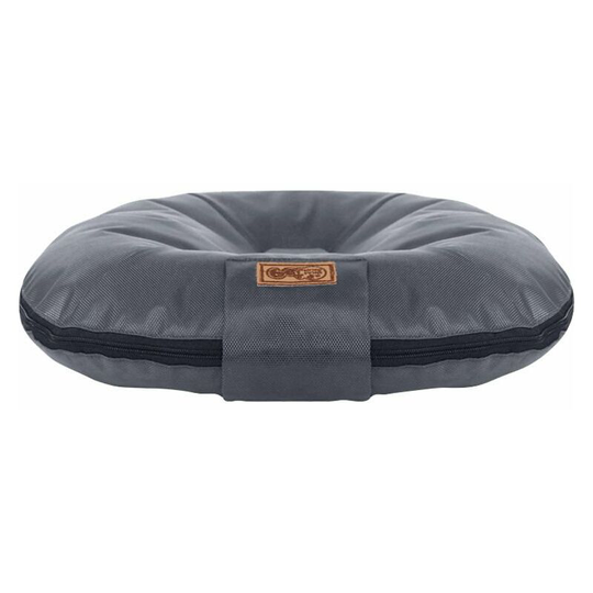 Soft Dog Bed Round Cat Bed, Donut Cat Dog Beds, Comfortable Soft and Warm Pet Bed for Cats and Small Dogs, 55x45x10cm, gray