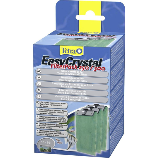 Tetra Easy Crystal No Carbon Filter 250/300 (Pack Of 3)