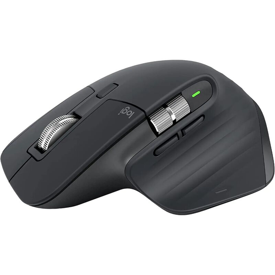 FVO - Logitech mx Master 3S - Wireless Performance Mouse with Ultra-Fast Scrolling, Ergonomic, 8K dpi, Glass Tracking, Silent Clicks, usb-c,