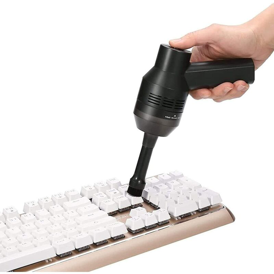 Benobby Kids - Mini Rechargeable Cordless Vacuum Cleaner with 1 Pcs Magic Gel Cleaner for Keyboard Computer Mouse Keyboard Dust Brush Cleaning Kit