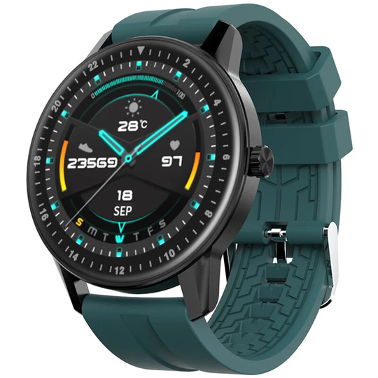 Lifcausal - 2 Smart Watch with Replaceable Band 1.3 Inch Touchscreen 30 Sport Modes Heart Rate Monitor Scientific Sleep IP67 Waterproof Fitness