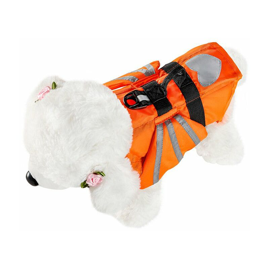 Dog clothes, pet jackets dog life jackets, pet life jackets, pet supplies, pet swimwear orange xs
