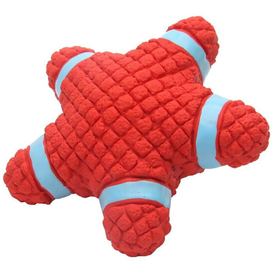 Pet Toys, Latex Sea Star, Red Survey Pet Toys, Dog Toys