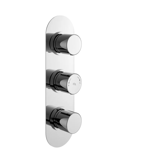 Triple Concealed Shower Valve