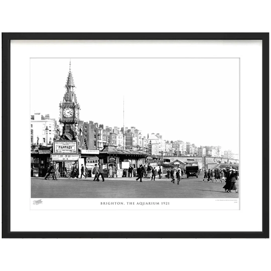 'Brighton, the Aquarium 1921' by Francis Frith - Picture Frame Photograph Print on Paper