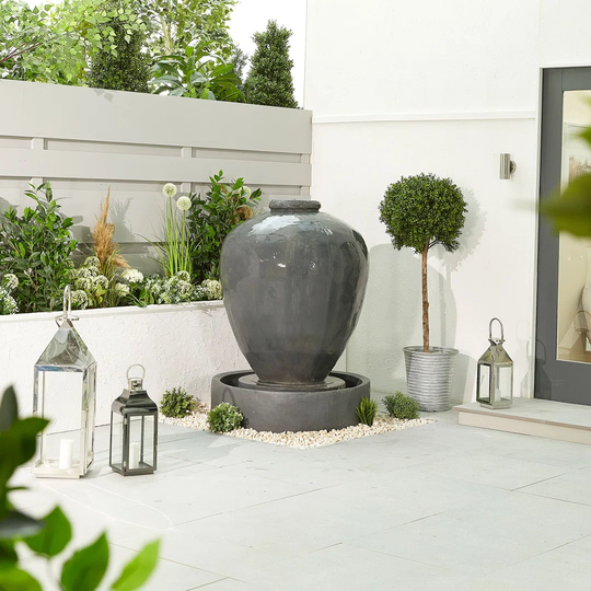 Cetinka Concrete Fountain with Light