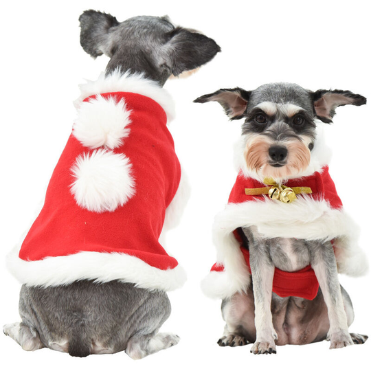 Pet Cats Dogs Animals C-ape Costume Clothes Kit Set for H-alloween Christmas Xmas Festival Holiday Present Gift Portable-B33503cloak s
