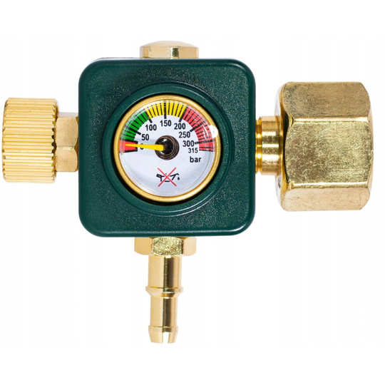 Mini Gas Bottle Regulator AR / CO2 Mini with Pressure Gauge Manometer