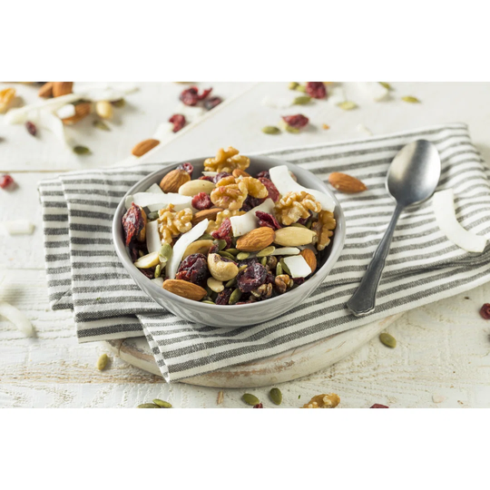 Healthy Homemade Superfood Trail Mix - Wrapped Canvas Photograph