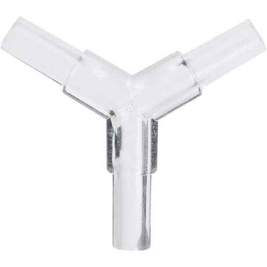 20pcs Transparent Aquarium Air Tube Connector 3 Way T-shaped Connector y Shape Fish Tank Air Valve Connector Air Pump Accessories