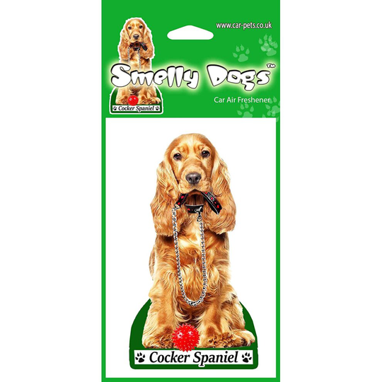 Cocker Spaniel (Golden) Dog Car Air Fresheners x 4 pcs.