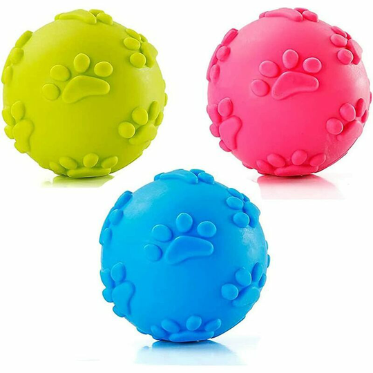 Toy Dog Balls, Balls Sound Toys, Toy Dog Ball Chewing, Puppy Molar Teeth Cleaning Ball, For Small and Means Dogs