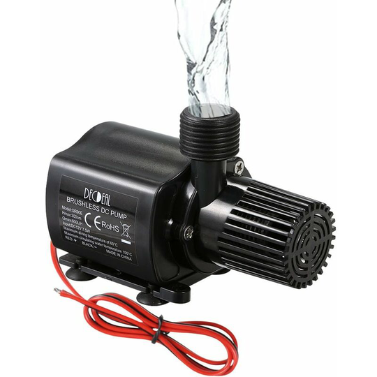 Bearsu - decdeal Aquarium Pump DC12V Ultra-Quiet Brushless Water Pump Micro Brushless Water Pump Waterproof Submersible Pump for Aquarium Fountain,