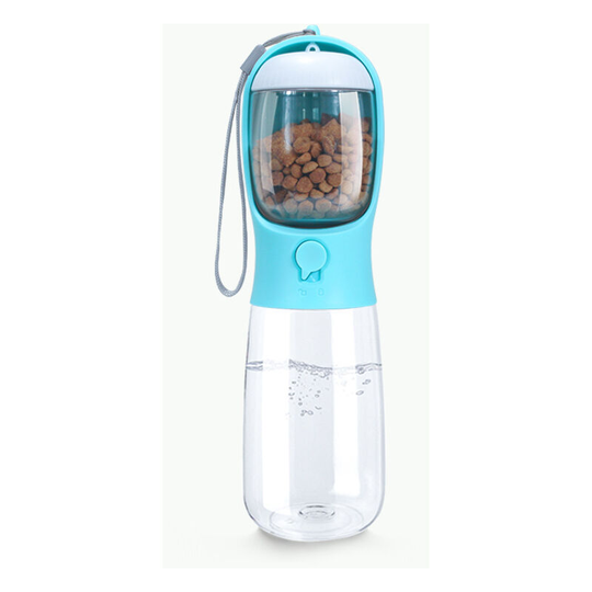 Dog Water Bottle, Leak Proof Portable Puppy Water Fountain with Pet Waterer Outdoor Walking, Hiking, Traveling, Food Grade Plastic green