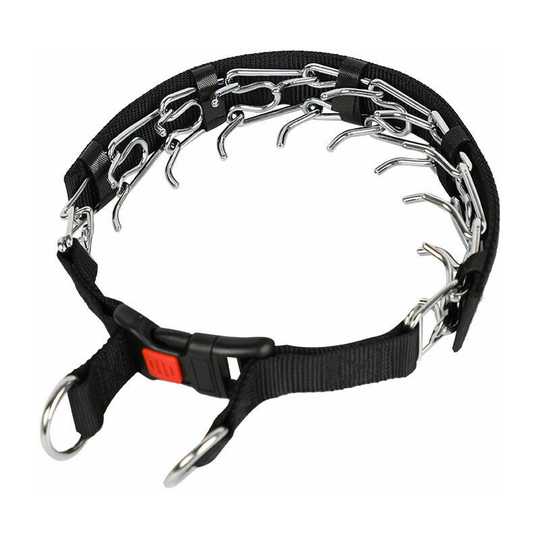 Dog Training Collar, Detachable Locking Dog Choke Pinch Collar Buckle 2.5mm*35cm