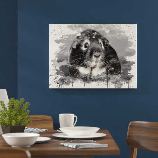 'Guinea Pig' Graphic Art Print Poster