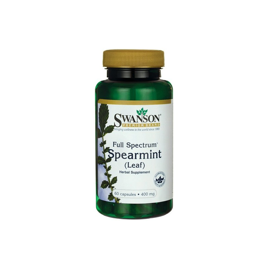 Swanson Full Spectrum Spearmint Leaf, 400mg - 60 caps