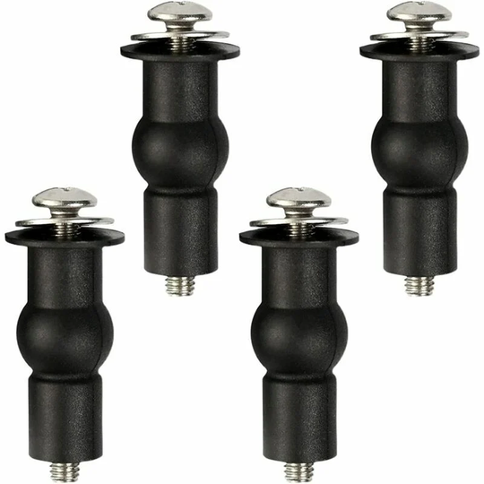 Universal Toilet Seat Fixing Fixing Hinges Rubber Peg Toilet Lid Toilet Seat Fixed Screws Toilet Seat Hinges Nut Bolts Lid Parts Repair Toilet