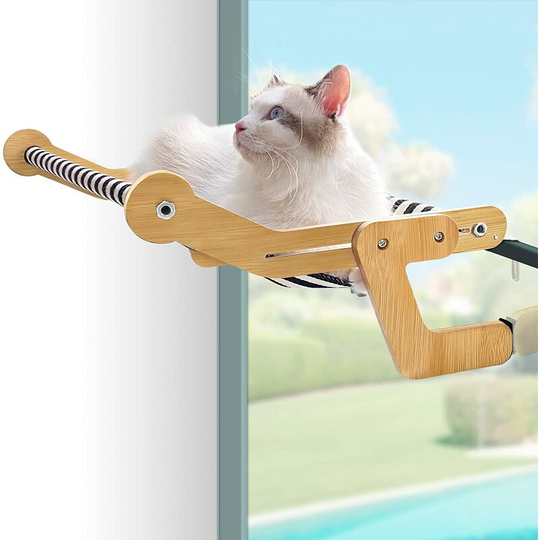 Joorrt - Window Cat Hammock | Cat Hammock, Adjustable Cat Window Hammock | Window Cat Perch | Cat Perch for Small and Large Cats | Window Cat Bed