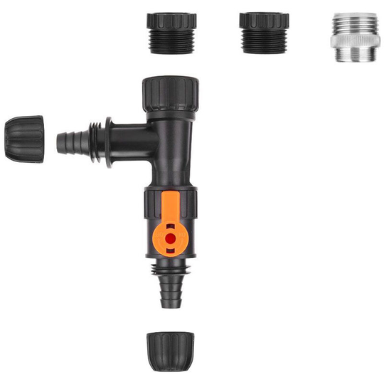 Asupermall - Fish Tank Water Changer With Faucet Nozzles Connectors Sealing Ring Aquarium Water Changer Replacement Parts for Cleaning Fish