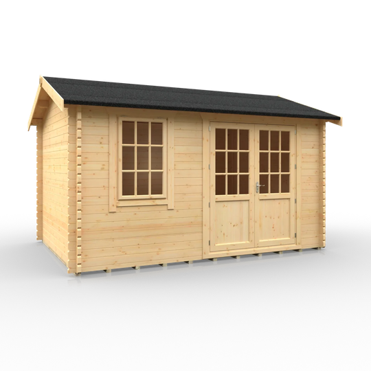 The Martel Tongue & Groove Log Cabin 14x10w