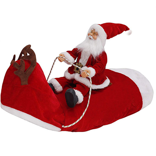 Christmas Santa Dog Costume Pet Clothes Santa Claus Riding Outfit Party Pet Puppy Cosplay Costumes (s)
