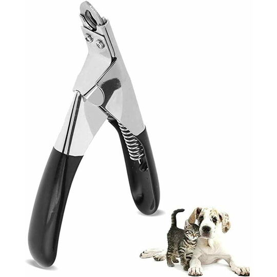 Pet Nail Clipper, Cat Nail Clipper, Claw Clipper, Handy Tool for Cat and Dog Nail Clippers (Black)
