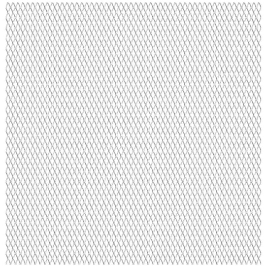 Devenirriche - Garden Wire Fence Stainless Steel 50x50 cm 45x20x4 mm - Silver