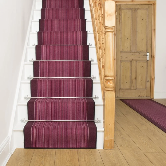 Allante Looped Purple Stair Runner