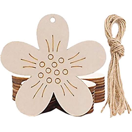Asupermall - 10PCS Kids diy Easter Haning Pendants Wooden Painted Hanging Sign Easter Door Wall Hanging Decoration Rabbit Egg Cutouts Wood Hanging