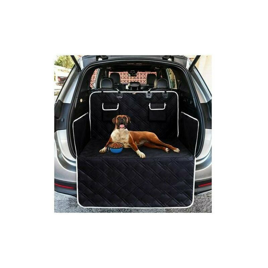 Dog car trunk protection with universal side protection - robust dog protective carpet, 185 x 103 cm trunk blanket for all cars