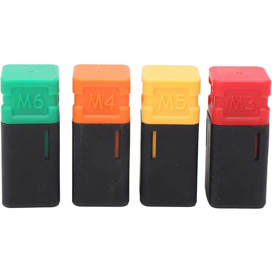Manual Rivet Nut Tool, Professional Rivet Nut Setter Kit, Riveting Repair Tool Kit for Handling M3/M4/M5/M6 Nuts Black Red