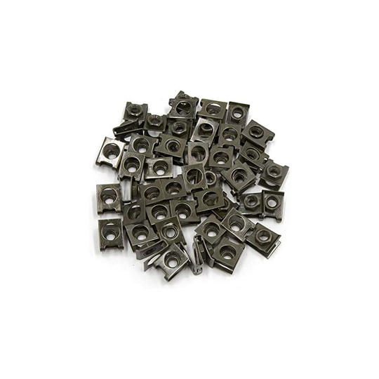 Joorrt - 50 Pieces Motorcycle Dark Green Metal Nuts M6 u Clip Fastener Fairing Gear
