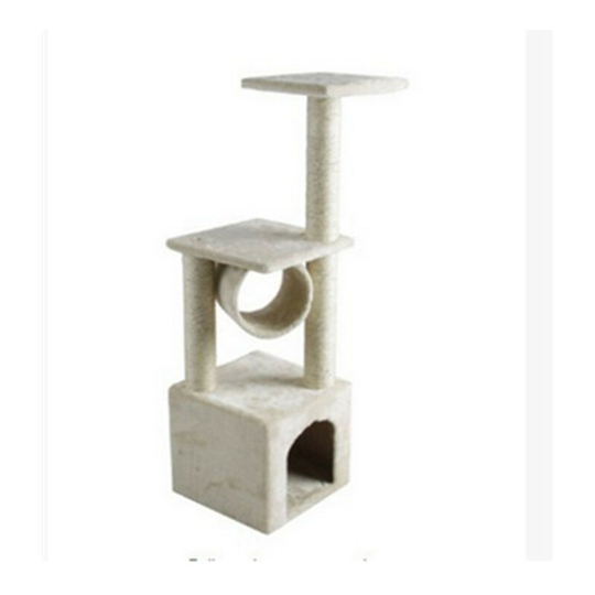 Thsinde - Three Sisal Cat Climbing Frame Following Cat's Claws Creative Cat Toy Small Scale Scratching Posts Pet Cat Jumping Rest Platform Sisal