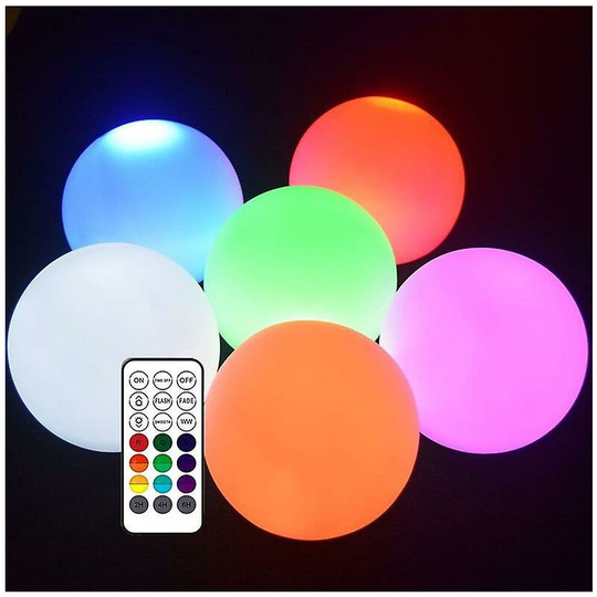 Floating Pool Lights Ball, Led Light Ball Remote Control, Pool Gift