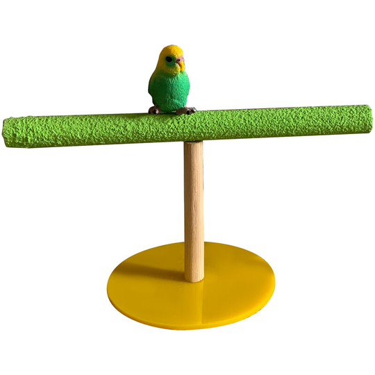 Bird Training Stand Bird Playstand t Shape Grinding Bird Perch Bird Cage Toys, l - l
