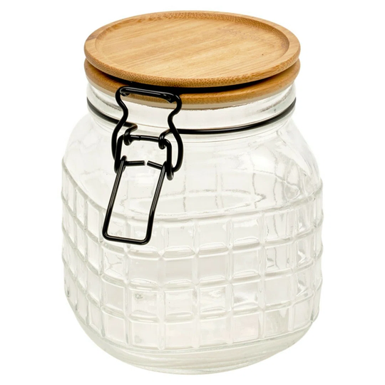 Embossed Food Storage Jar